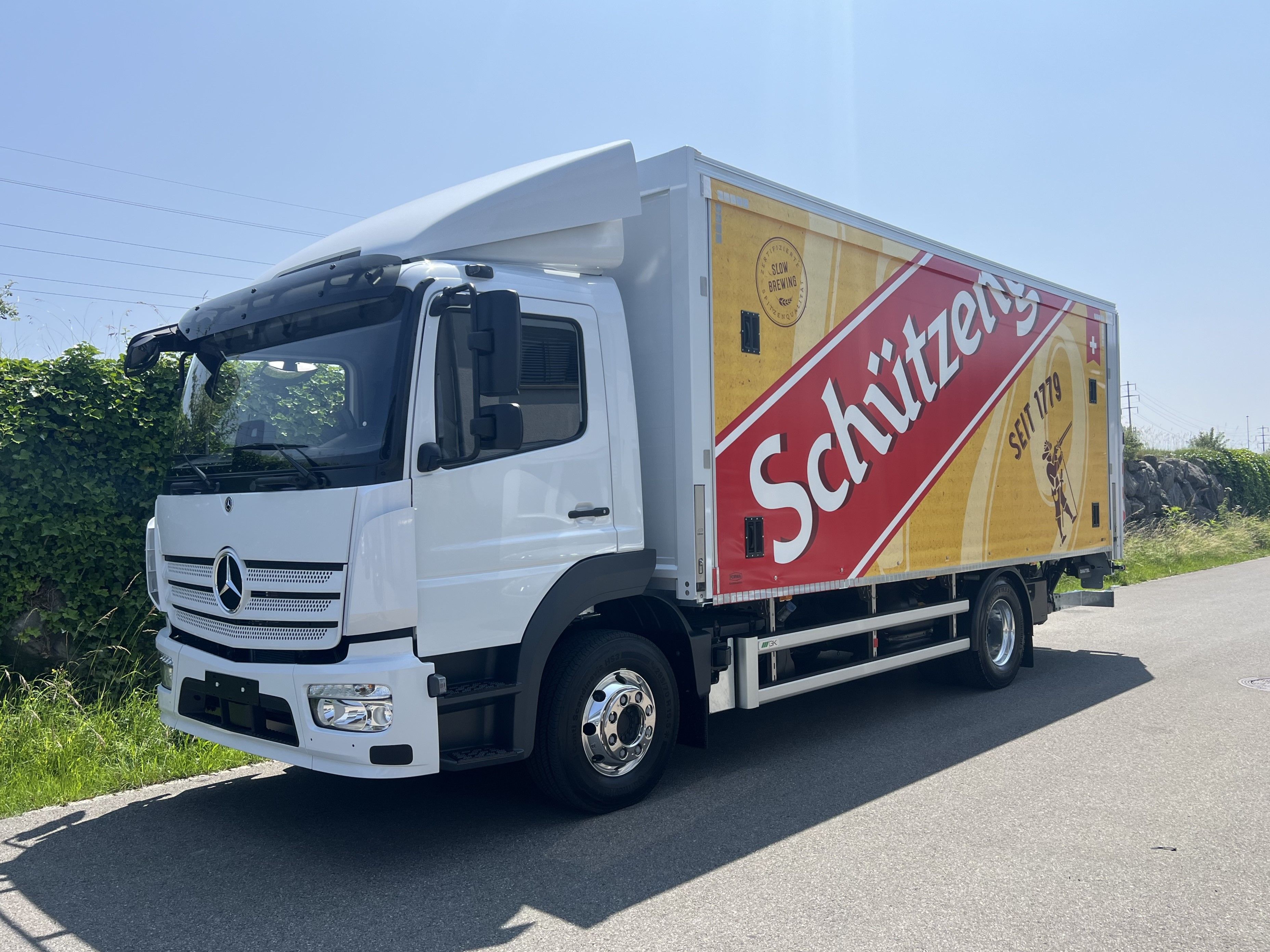 Moderner Getränketransport für die Brauerei Schützengarten AG