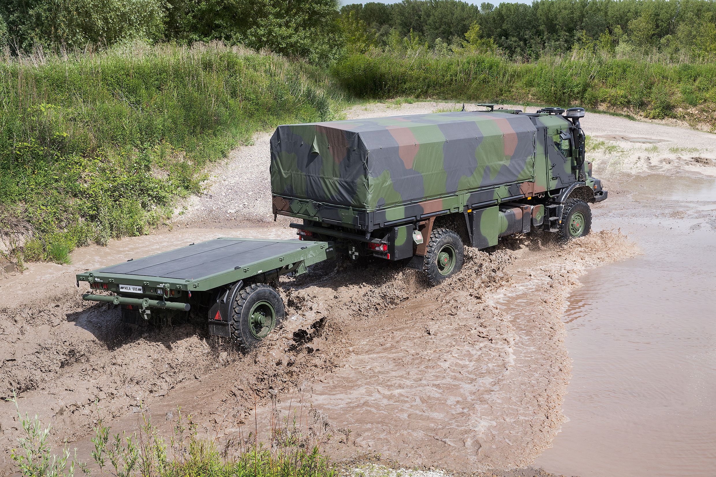 Hochgeländegängiger 1-Achsanhänger (MILA 600)